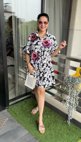 White & Black classy dress